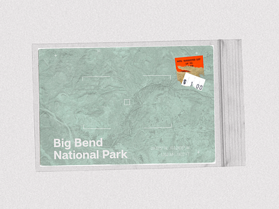 Big Bend National Park, Texas - Postcard Project