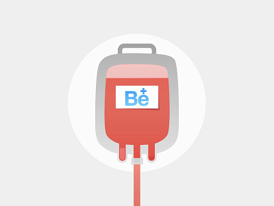 Be+ | My Blood Group be behance creative design