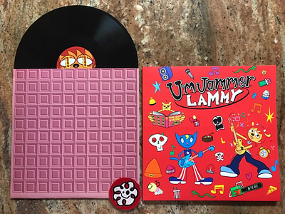 Vinyl Lammy vinyl cover art illustration