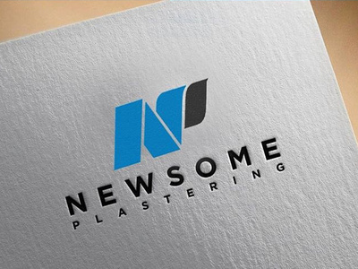 Newsome Plastering Logo branding illustration logo logodesign logos