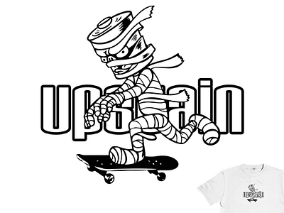 Upstain Wear Mummy Skate clothing clothing brand design fashion mummy skate skateboard streetwear wear