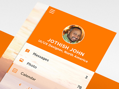 Mobile - UI (User Profile) app cards daily ui jothish material design mobile sketch ui ui design uiux ux visual design
