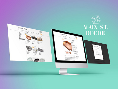 Main St. Decor ecommerce design jothish ui uiux ux visual design webdesign