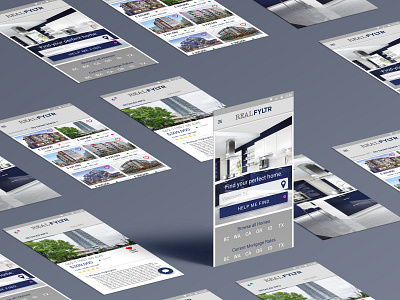 Real Fyltr - Real estate app app cards jothish material design mobile ui ui design uiux user interface ux visual design