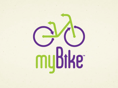 myBike bicycle bike bike sharing branding logo saint petersburg