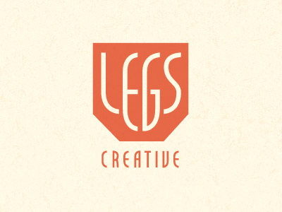 Legs Creative branding identity legs logo logotype typography