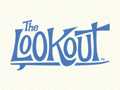 The Lookout beach branding custom type florida identity logo surf surfing