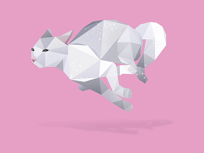 Exotic Shorthair Cat. animals cat cats cute animals exotic shorthair inspire kitten low poly low polygon photoshop vector vector art