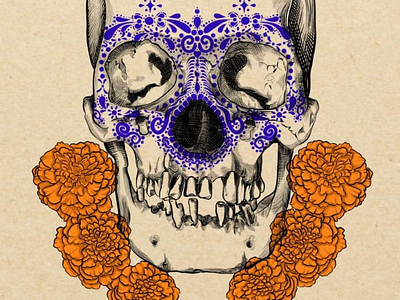 Skullcandy artwork dayofthedeath día de muertos illustration ilustración méxico skullcandy tradiciones traditions