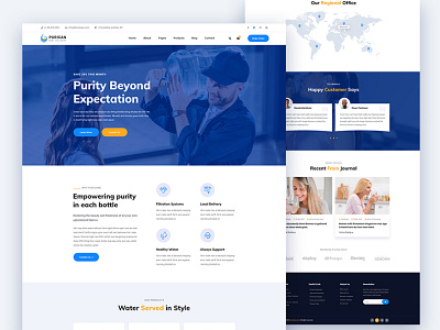 Purican – Drinking Mineral Water Delivery HTML5 Template