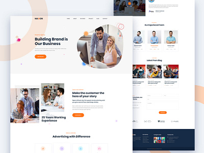 Maxon – Creative, Agency, Corporate React Template