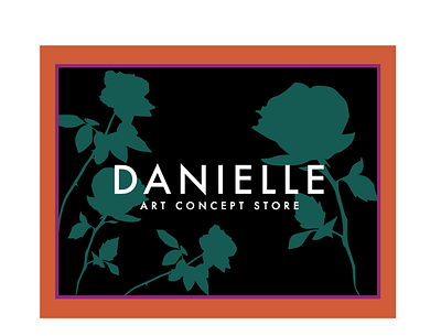Danielle fashion label branding design fashion labeldesign labels logo