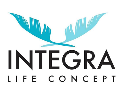 Integra Life Concept Logo branding logo minimalistic