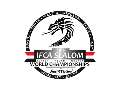 IFCA Surfmotion logo branding heavy logo sport strong