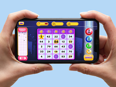 Mobile Game Design - Bingo Game game design graphics design mobile game design ui design