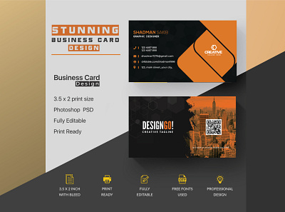 Stunning Business card design business card 2020 business card design business card psd business logo new business card stunning business card