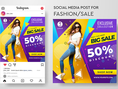 Social Media Post for Instagram 3d branding graphic design instaram post logo motion graphics social media post