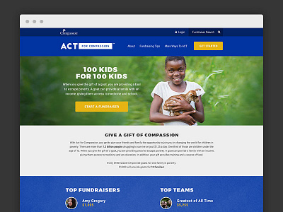 Act For Compassion Homepage