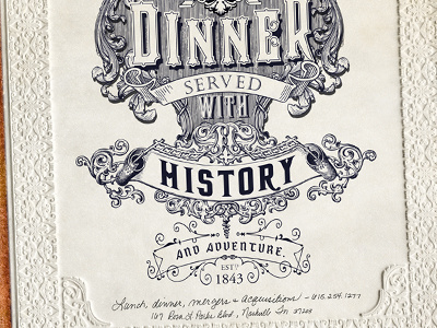 Lunch & dinner served with history & adventure. (The Standard)