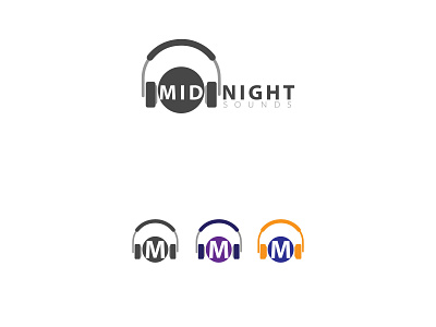 M Music logo design