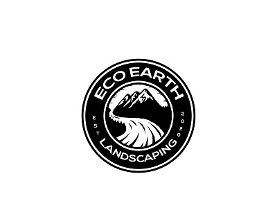 Eco Earth Landscaping Brewery Logo Desing brand logo branding business logo creative logo design eco eel graphic design logo design printing design professional logo simple