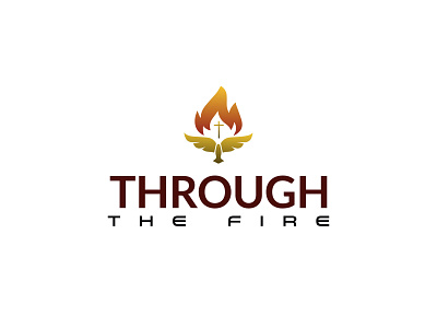 Fire Christian logo Design branding business logo christian logo creative logo fire logo graphic design logo design minimalist printing design professional logo website logo