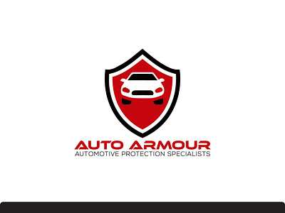 AUTO ARMOUR AUTOMOTIVE CAR SAFETY LOGO DESIGN auto brand logo business logo creative logo graphic design logo design minimalist printing design professional logo website logo