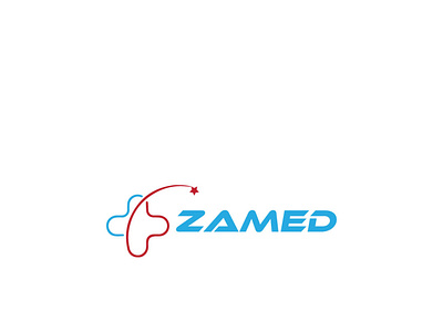 Medical Zamed Logo Design business logo creative logo graphic design logo design medical care minimalist printing design professional logo simple website logo