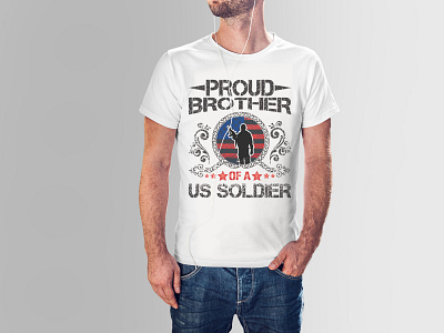 USA ARMY T-shirt Design army flag design ornaments shirtdesign t shirt t shirt design t shirt illustration t shirt mockup usa