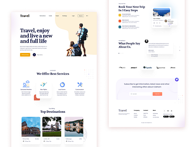 Travel Agency Ui Design With Figma