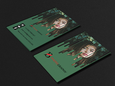 Business card graphic design photography printing design