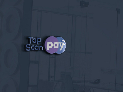 Tap to pay money scan shop logo design branding design graphic design logo printing design