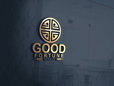 Good fortune company logo design branding creative logo design graphic design logo design minimalist print design printing design professional logo simple