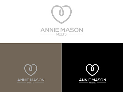 Annie Mason Melts Company Candle Logo design brand logo branding creative logo graphic design logo design minimalist print design printing design professional logo