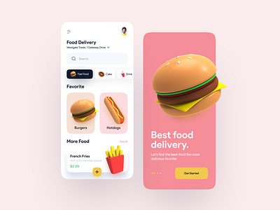 Food Delivery App Design