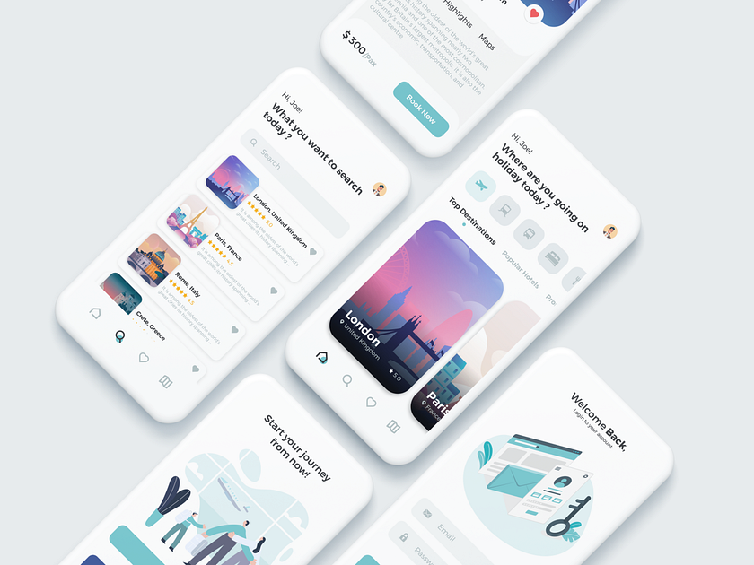 Travel - App Design By Herlambang Ramadhani On Dribbble