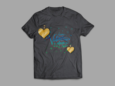 Valentine day T Shirt design illustration typography