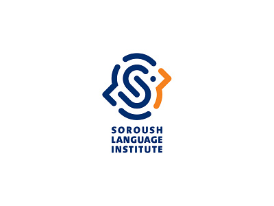 Soroush language institute branding design logo vector