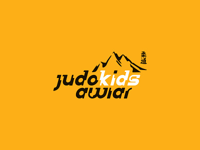 Judokids Awiar design logo typography vector