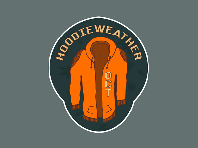Hoodie Weather hoodies sticker