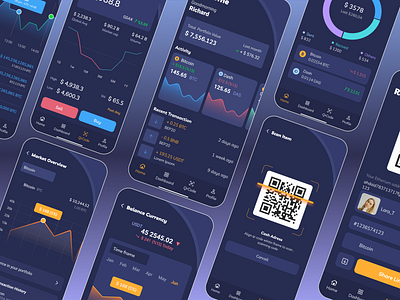 Crypto App concept apple bitcoin concept crypto cryptocurrency currency design finance ios kit product design ui uikit ux wallet