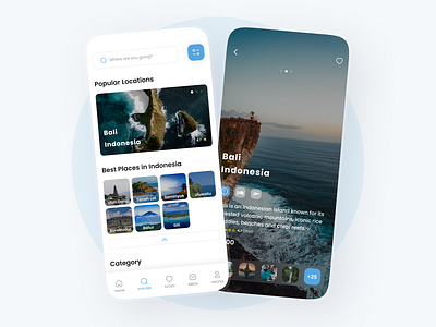 Travel App 🧳 2021 appdesign asthetic flat interface minimal mobiletrends travelapp trending ui design uiux