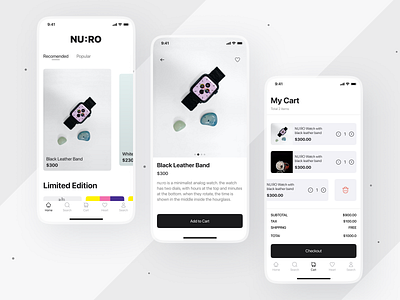 Watch Shopping App UI ⌚