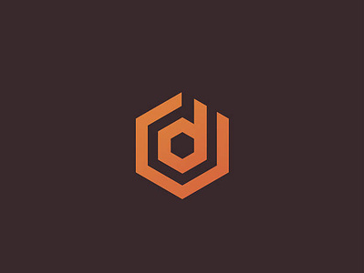 D logo branding design flat icon illustration logo vector