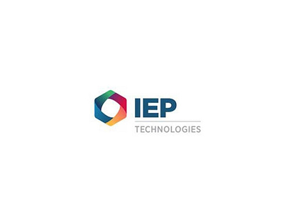 IEP branding design flat logo minimal typography vector