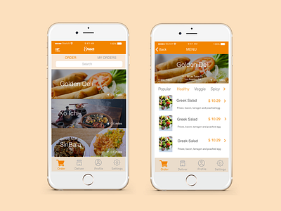 8sian restaurant app design dailyui mobile design mobile ui restaurant app