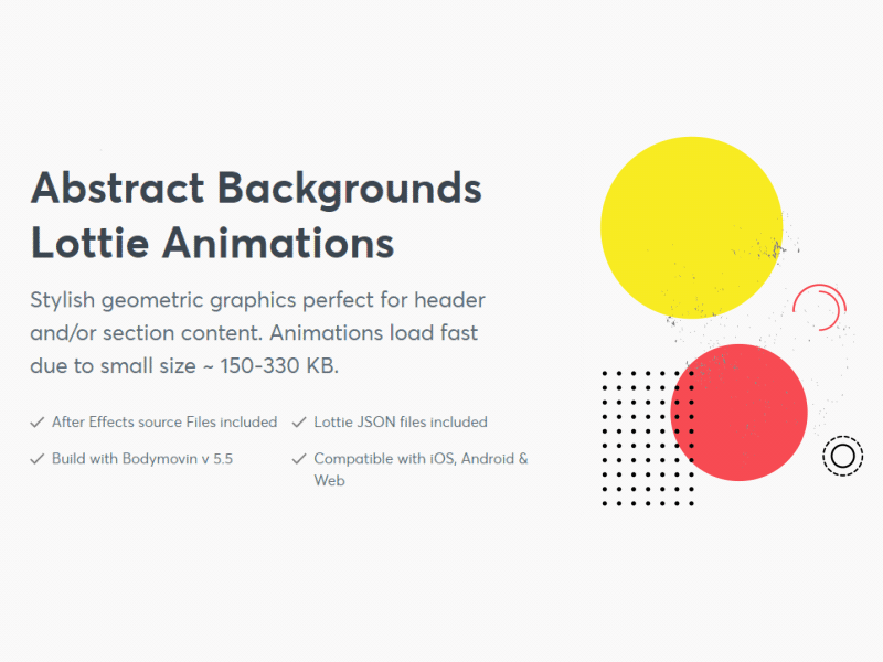 Geometric Background - Lottie Animation By LottieFolder.com On Dribbble