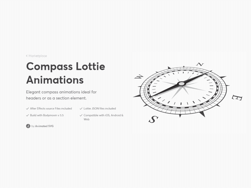 Compass Lottie animation animated animation background compass direction elegant lottie lottiefiles vector