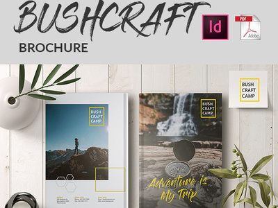 Bushcraft Brochure brochure design magazine
