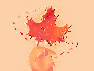 Autumn so far illustration photoshop